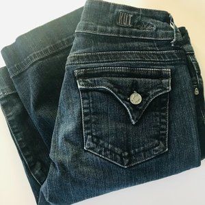 Kut From The Kloth Jean Shorts, Women's Sz 8, Dark Denim, Mid Rise